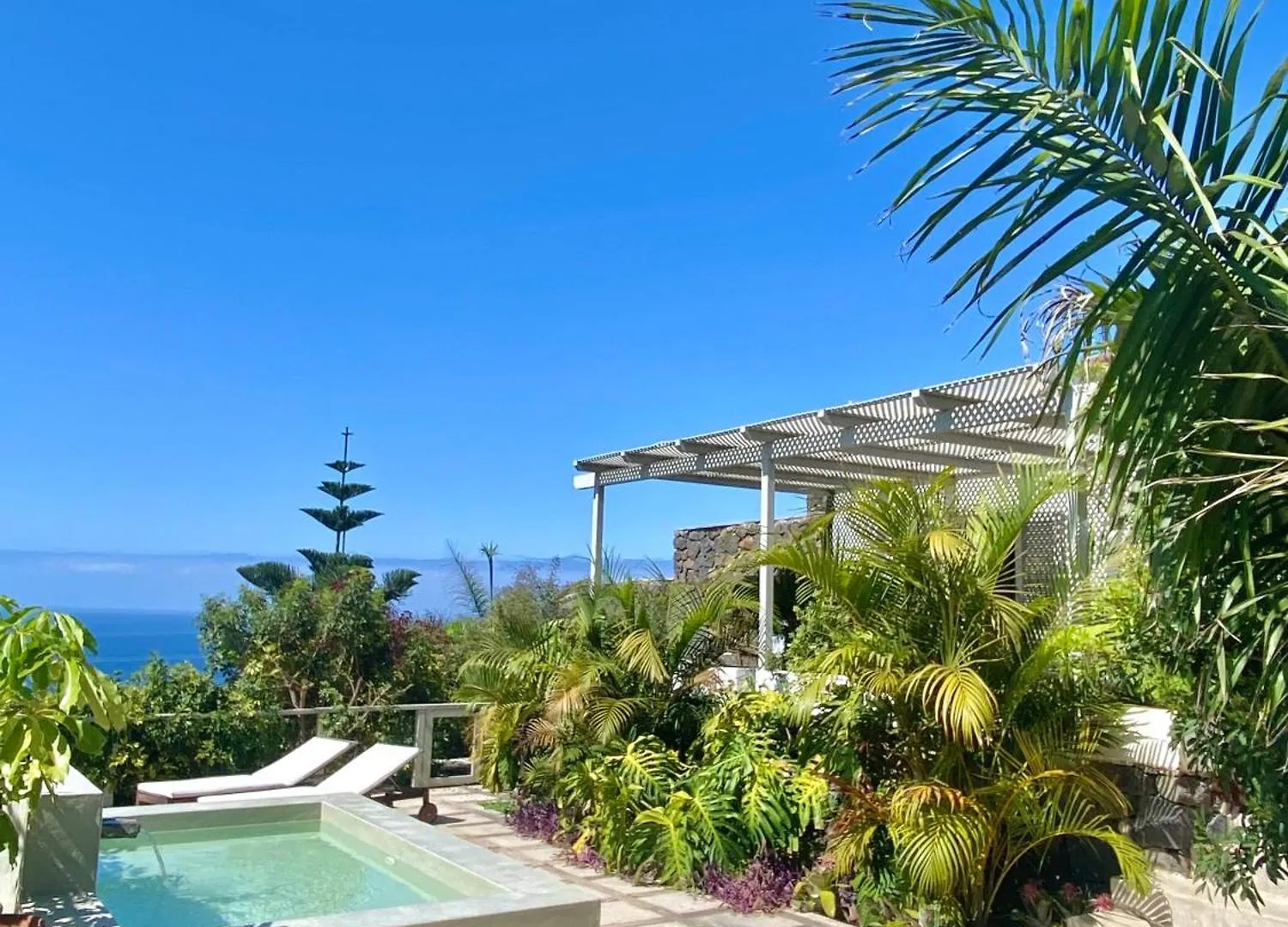 Feriehus Casa Badana, Exclusiva Casa Privada Con Piscina Y Vistas Al Mar Villa La Orotava